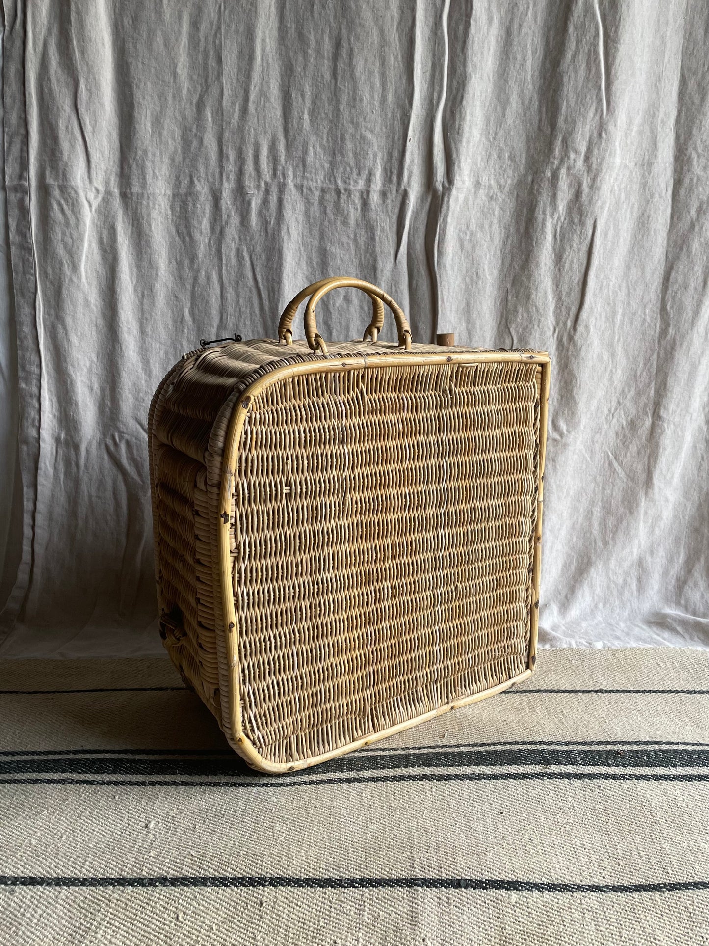 Wicker Folding Beach Chair